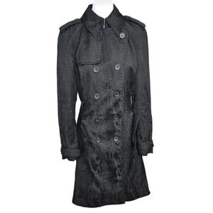 Altuzarra for Target Double Breasted Trench Coat Black Size  Small